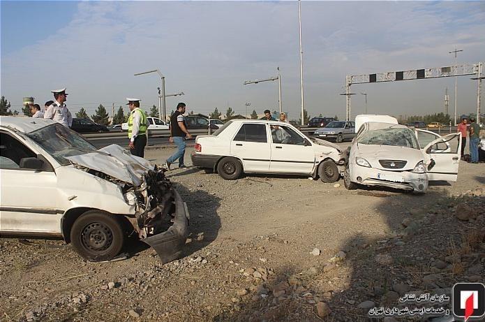 واژگونی پراید,اخبار حوادث,خبرهای حوادث,حوادث