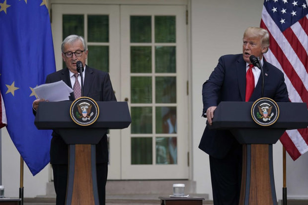 دونالد ترامپ و ژان کلود یونکر,اخبار سیاسی,خبرهای سیاسی,اخبار بین الملل