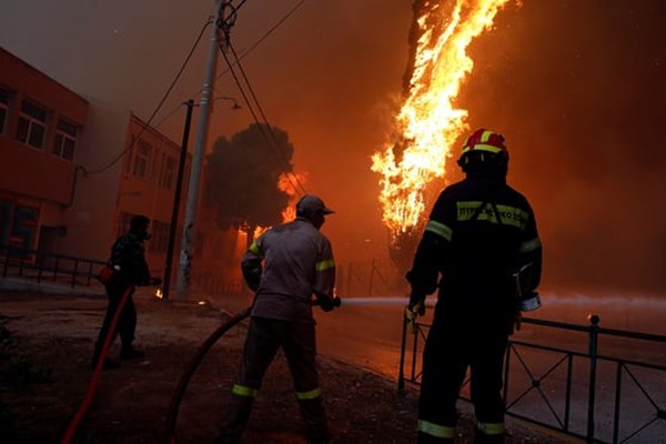 آتش‌سوزی آتن,اخبار حوادث,خبرهای حوادث,حوادث امروز