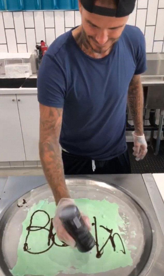 دیوید بکهام و دخترش,اخبار ورزشی,خبرهای ورزشی,اخبار ورزشکاران