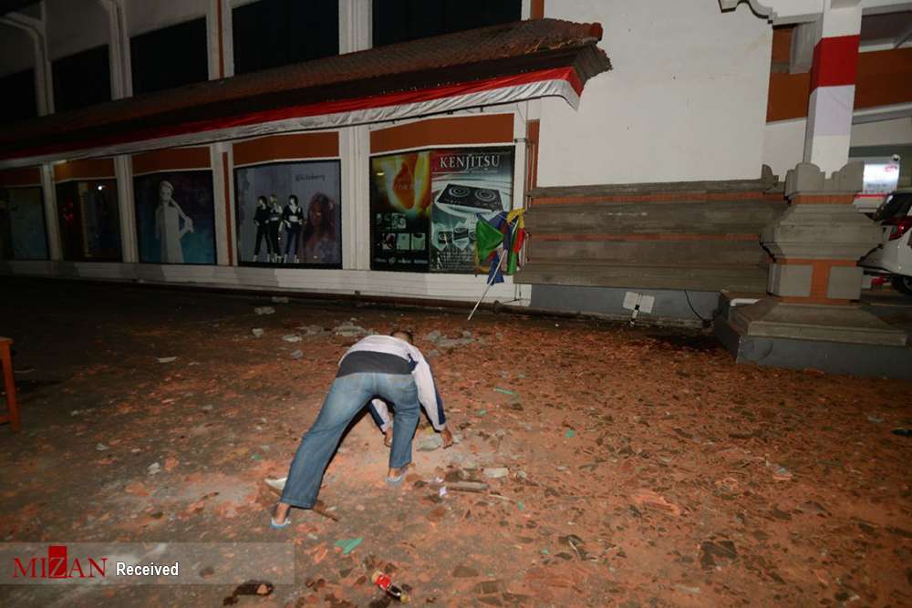تصاویر زلزله در اندونزی,تصاویر وقوع زلزله در اندونزی,تصاویر زلزله