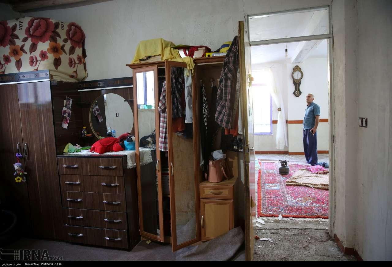 تصاویر زلزله تازه آباد کرمانشاه,عکس های زلزله در تازه آباد,عکسهای زلزله کرمانشاه در تیر 97
