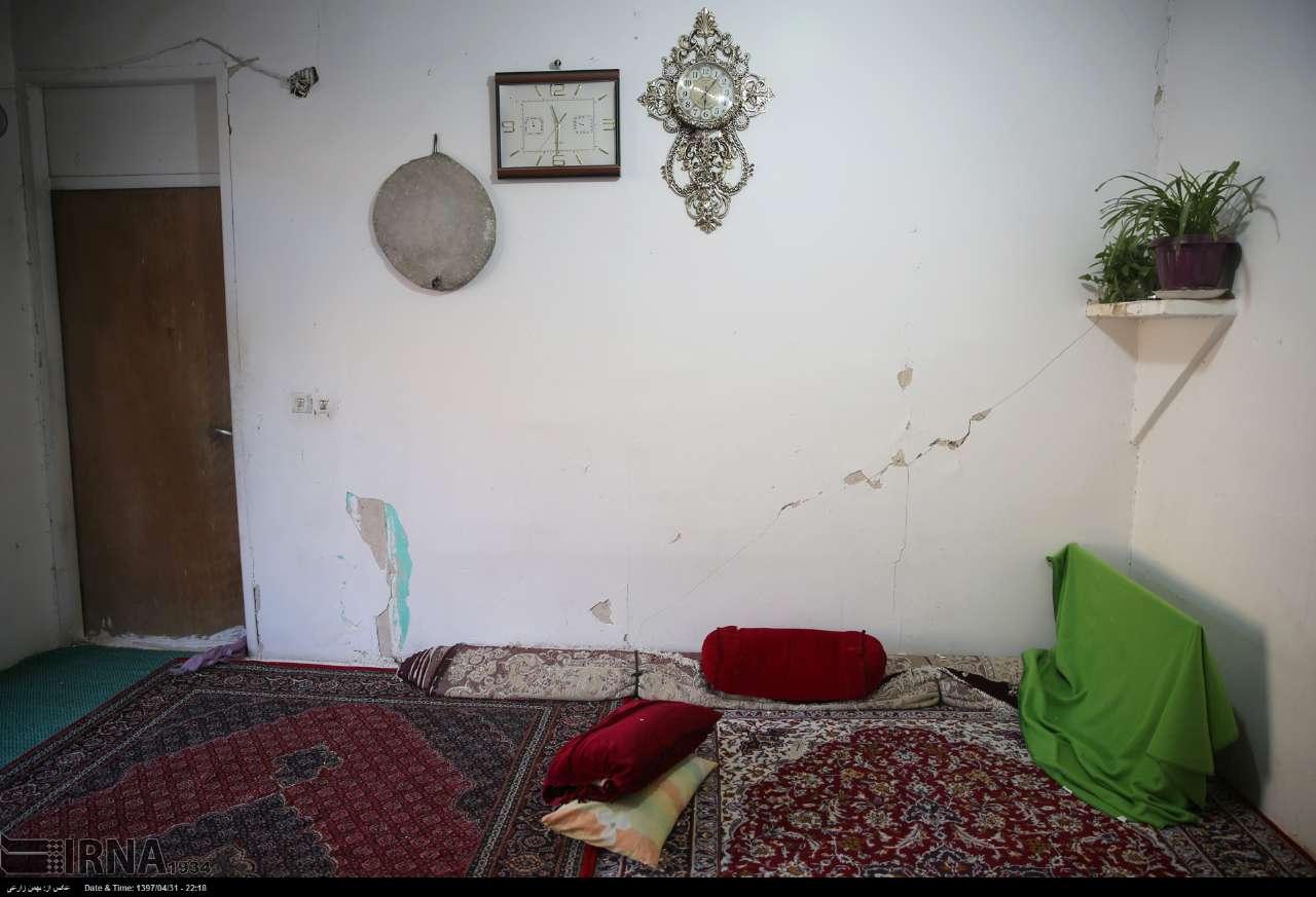 تصاویر زلزله تازه آباد کرمانشاه,عکس های زلزله در تازه آباد,عکسهای زلزله کرمانشاه در تیر 97