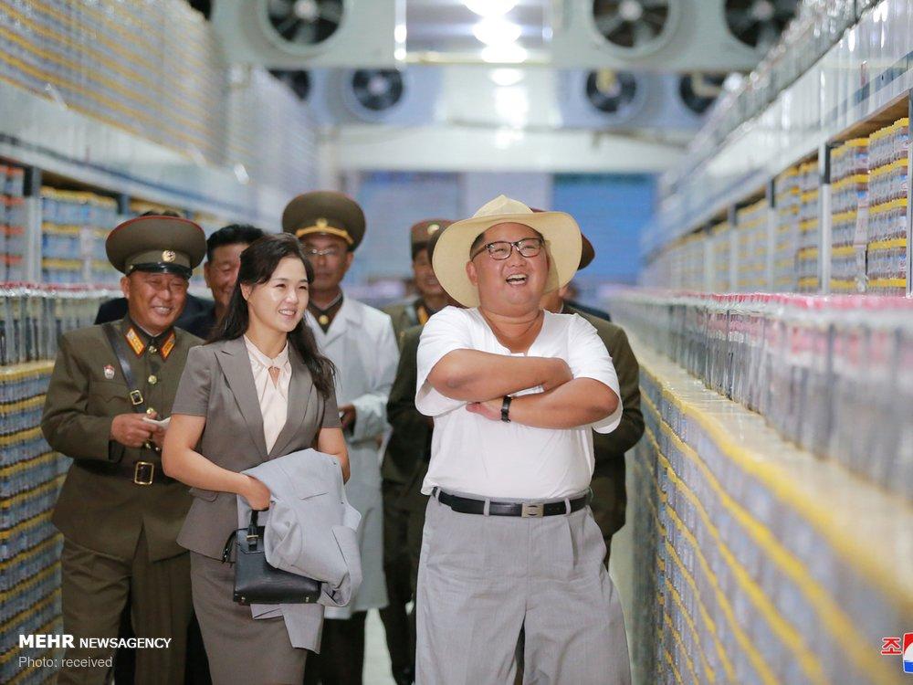 تصاویر بازدید کیم جونگ اون از یک کارخانه ‎ترشی,عکس های بازدید رهبر کره شمالی از یک کارخانه‎,تصاویر بازدید کیم جونگ اون از یک کارخانه در کره شمالی