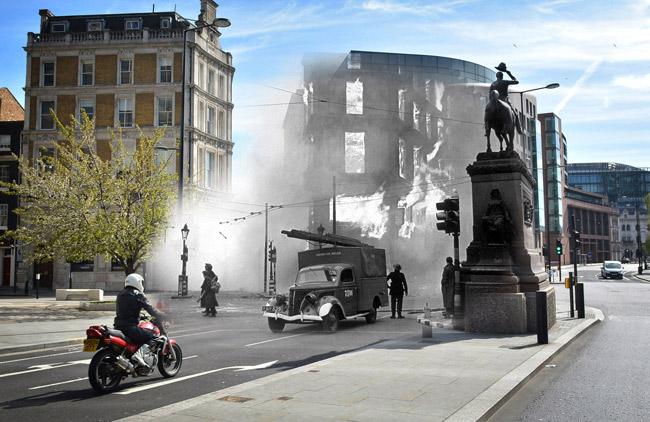 تصاویر ترکیبی از لندن جدید و قدیم,عکس های لندن جدید, تصاویر لندن قدیم