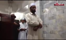 ویدئو/ استقامت امام جماعت هنگام نمازجماعت درزمان زلزله 7ریشتری