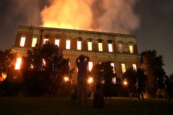 آتش سوزی موزه برزیل,اخبار فرهنگی,خبرهای فرهنگی,میراث فرهنگی