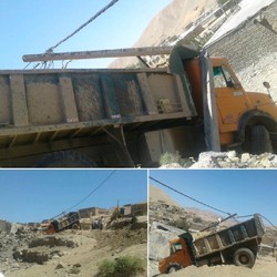 حادثه سقوط کامیون حادثه سقوط کامیون,اخبار حوادث,خبرهای حوادث,حوادث امروز