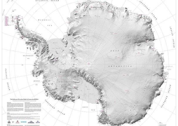 نقشه قطب جنوب,اخبار علمی,خبرهای علمی,طبیعت و محیط زیست