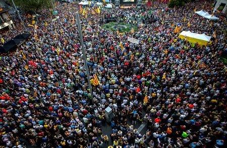 تظاهرات در بارسلونا,اخبار سیاسی,خبرهای سیاسی,اخبار بین الملل