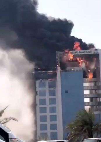 آتش گرفتن ساختمان دادستانی کل در عربستان,اخبار سیاسی,خبرهای سیاسی,خاورمیانه
