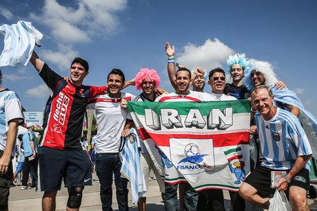 هواداران ایران و آرژانتین,اخبار فوتبال,خبرهای فوتبال,فوتبال ملی
