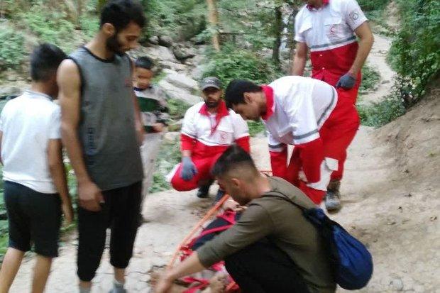 سقوط جوانی از آبشار شیرآباد آزادشهر,اخبار حوادث,خبرهای حوادث,حوادث امروز