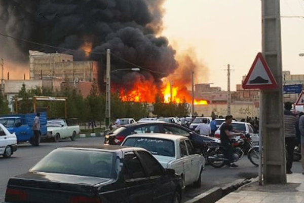 آتش‌سوزی کارگاه شارژ سیلندر گاز مایع در قم,اخبار حوادث,خبرهای حوادث,حوادث امروز