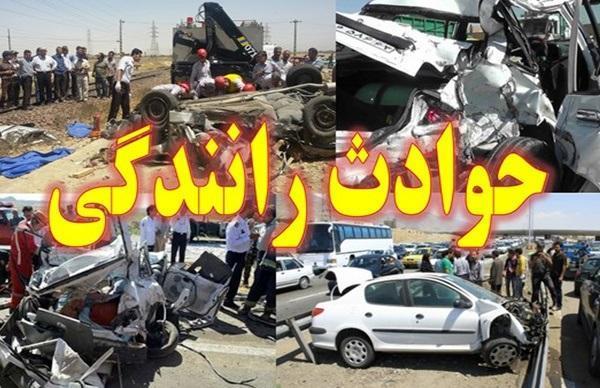 تصادف در جاده فیروزآباد به خلخال,اخبار حوادث,خبرهای حوادث,حوادث