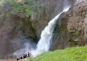 آبشار مصنوعی ایران در درب گنبد کوهدشت,اخبار اجتماعی,خبرهای اجتماعی,شهر و روستا