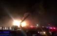 تصادف اتوبوس با تانکر سوخت در آزادراه کاشان به نطنز,اخبار حوادث,خبرهای حوادث,حوادث