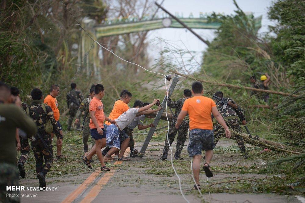 عکس طوفان فیلیپین,تصاویرطوفان فیلیپین,عکس طوفان منگهوت فیلیپین