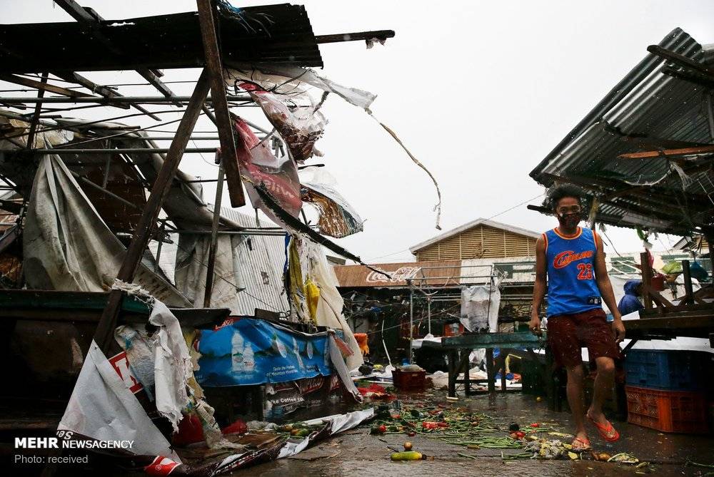 عکس طوفان فیلیپین,تصاویرطوفان فیلیپین,عکس طوفان منگهوت فیلیپین