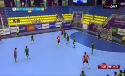 فیلم/ درگیری بازیکنان ایران و عربستان در مسابقه هندبال (بازی‌های آسیایی 2018)