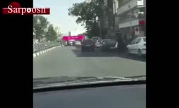 فیلم جنجالی ضَرب و شتم راننده پژو توسط پلیس راهور