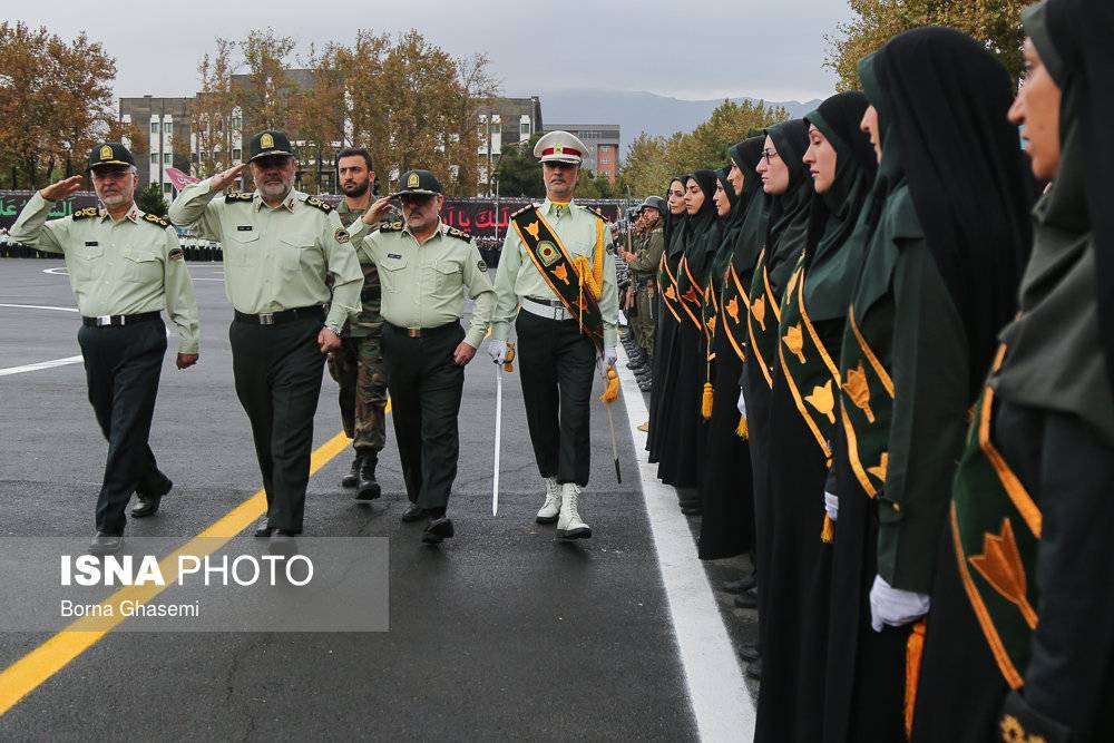 عکسهای رژه یگان های نیروی انتظامی,تصاویر مراسم مشترک صبحگاه ناجا,عکس های مراسم مهر 97 صبحگاه ناجا