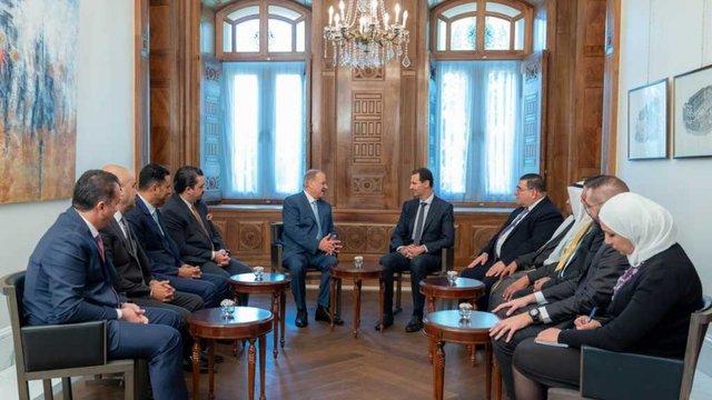 دیدار بشار اسد و هیات اردنی,اخبار سیاسی,خبرهای سیاسی,خاورمیانه