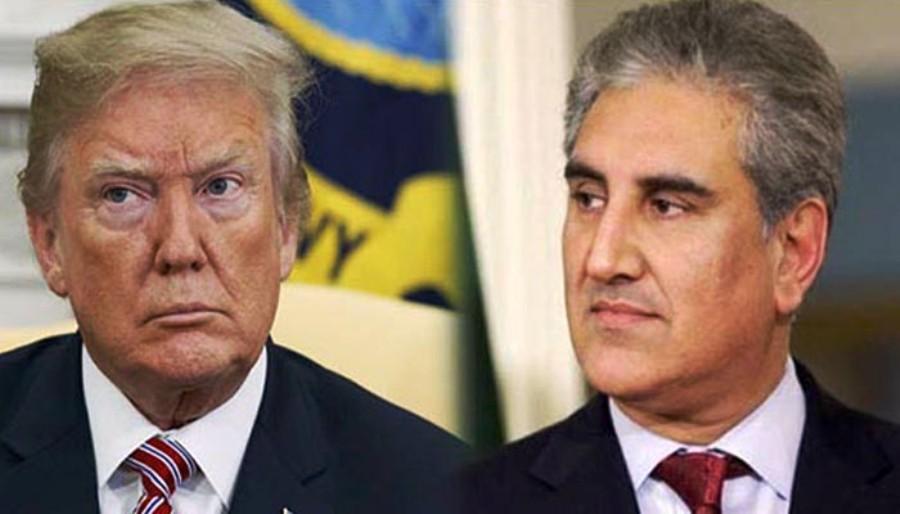 شاه محمود قریشی و دونالد ترامپ شاه محمود قریشی و دونالد ترامپ,اخبار افغانستان,خبرهای افغانستان,تازه ترین اخبار افغانستان
