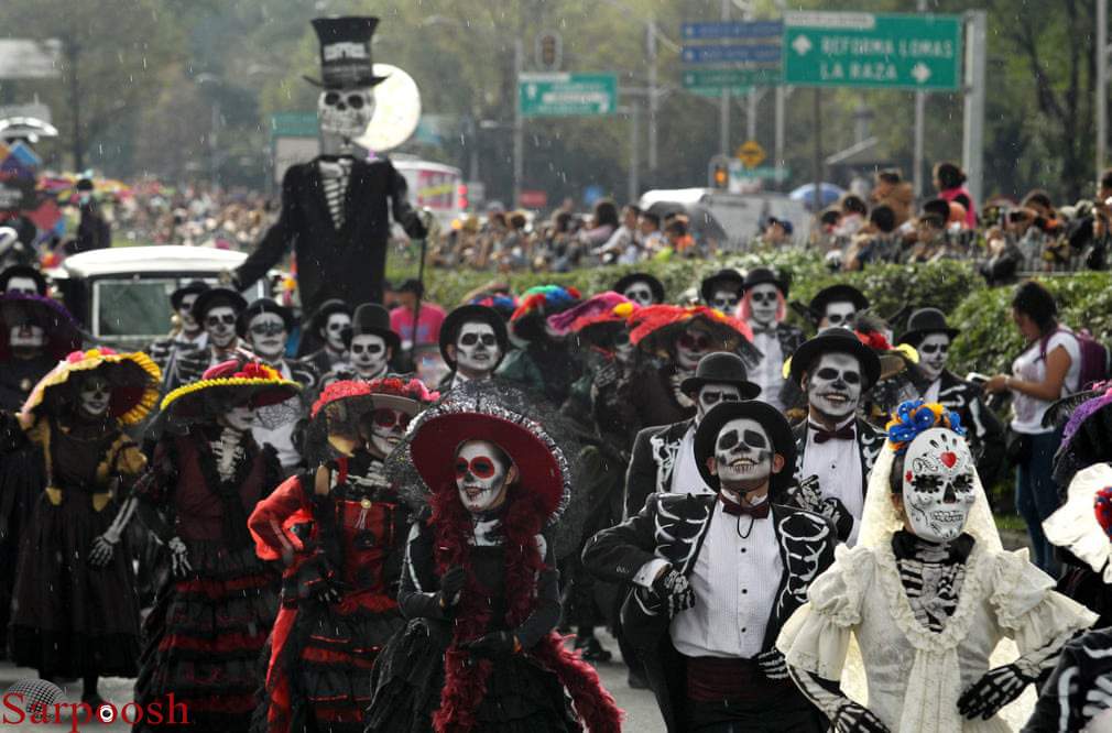 تصاویر روز مردگان در مکزیک,عکسهای جشن روز مردگان در مکزیک,عکس های جشن مردگان در مکزیک