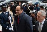 دیدار جیمز متیس با وزیر دفاع قطر,اخبار سیاسی,خبرهای سیاسی,خاورمیانه