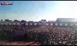 ویدئو/ استقبال جالب مردم آذربایجان غربی و خوی از حسن روحانی