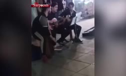 ویدئو/ برخورد با سه جوان نوازنده در رشت 