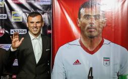 تصاویر نشست خبری سیدجلال حسینی,عکس های نشست خبری سیدجلال حسینی,عکس سیدجلال در نشست خبری خداحافظی از تیم ملی