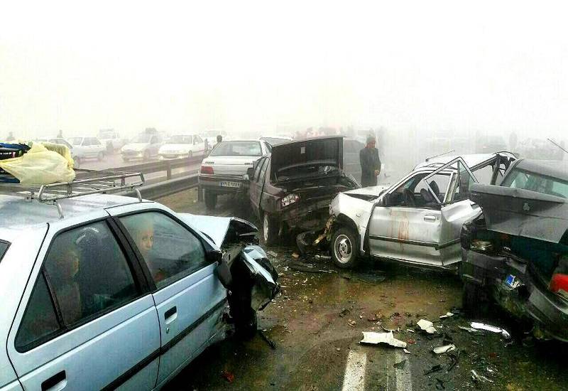 تصادف جاده اهواز آبادان,اخبار حوادث,خبرهای حوادث,حوادث