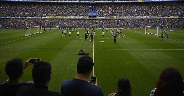 تمرین بوکاجونیورز تمرین بوکاجونیورز,اخبار فوتبال,خبرهای فوتبال,اخبار فوتبال جهان