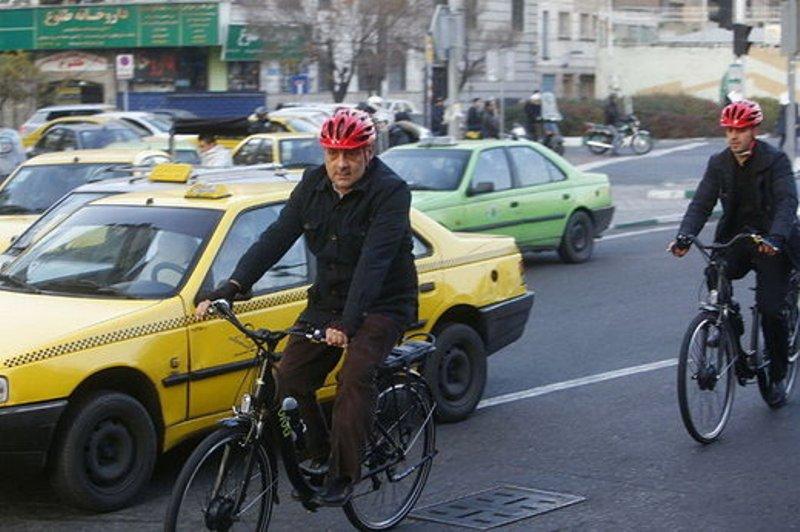 دوچرخه سواری اعضای شورا,اخبار اجتماعی,خبرهای اجتماعی,شهر و روستا
