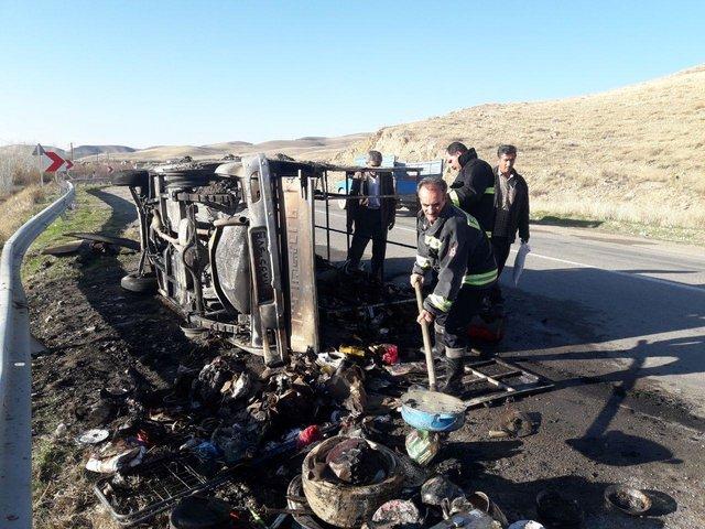 واژگونی پیکان وانت واژگونی پیکان وانت,اخبار حوادث,خبرهای حوادث,حوادث