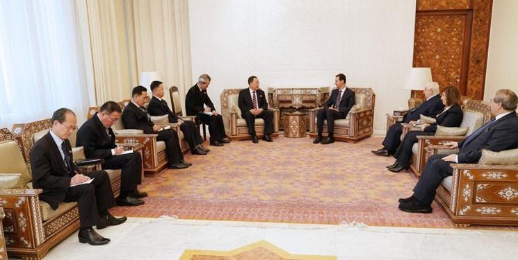 دیدار بشار اسد و وزیر خارجه کره شمالی,اخبار سیاسی,خبرهای سیاسی,خاورمیانه