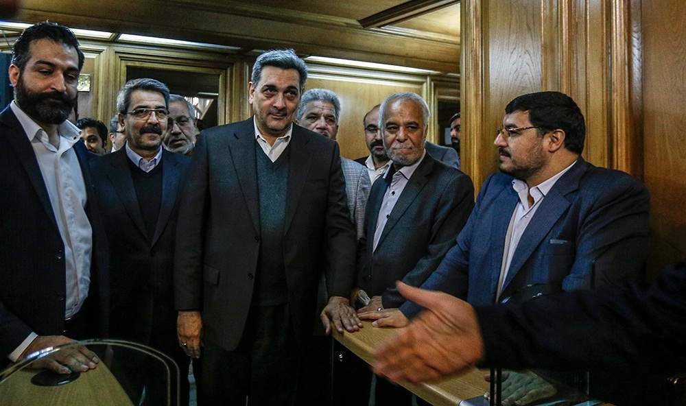 تصاویر پیروز حناچی,عکس های مراسم سوگند پیروز حناچی,تصاویر شهردار جدید تهران