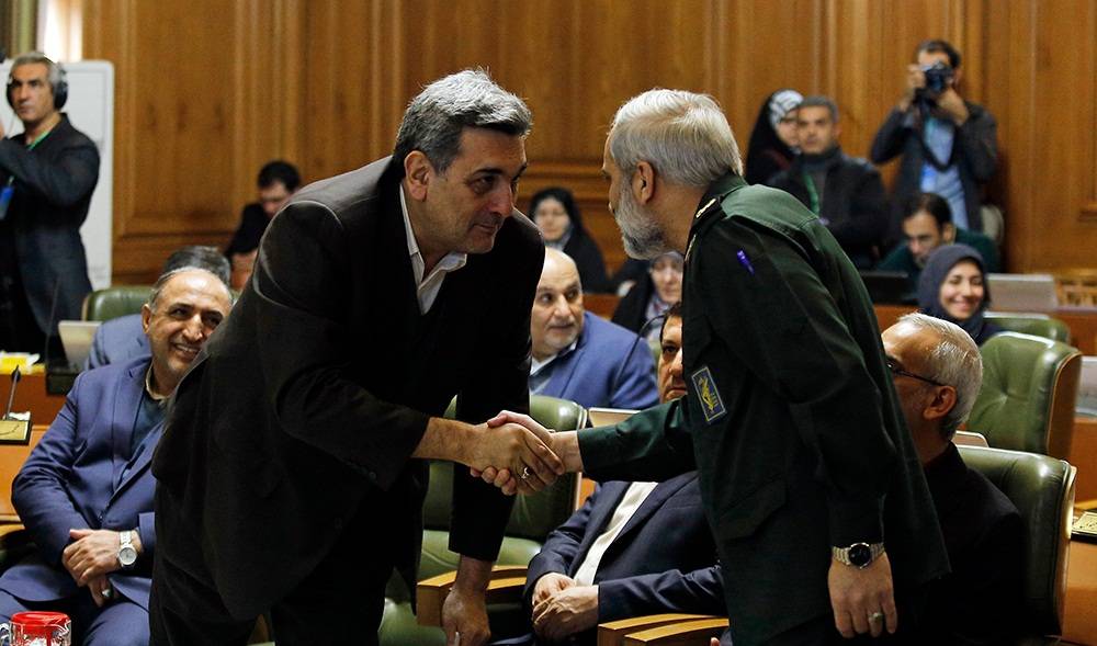تصاویر پیروز حناچی,عکس های مراسم سوگند پیروز حناچی,تصاویر شهردار جدید تهران