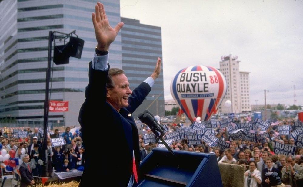 تصاویر جورج واکر بوش,عکس های چهل و یکمین رئیس جمهوری آمریکا,عکس های پدر جرج دابلیو بوش