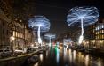تصاویر سازه های نوری آمستردام,تصاویر فستیوال نور آمستردام,تصاویرزیبای فستیوال نور آمستردام