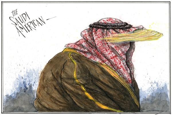 کارتون ائتلاف عربستان و ترامپ