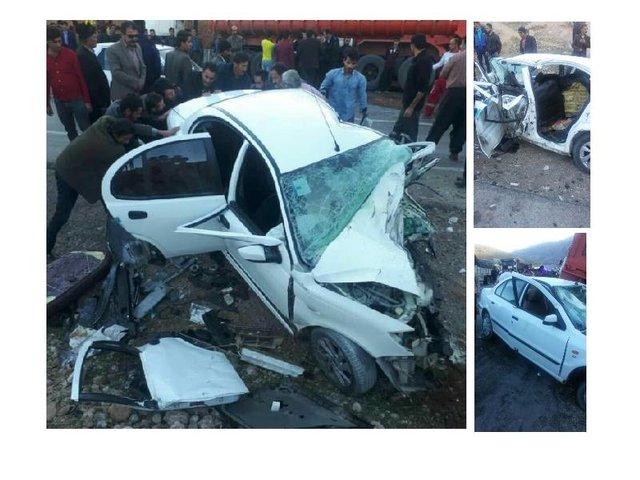 تصادف خودرو پرشیا,اخبار حوادث,خبرهای حوادث,حوادث