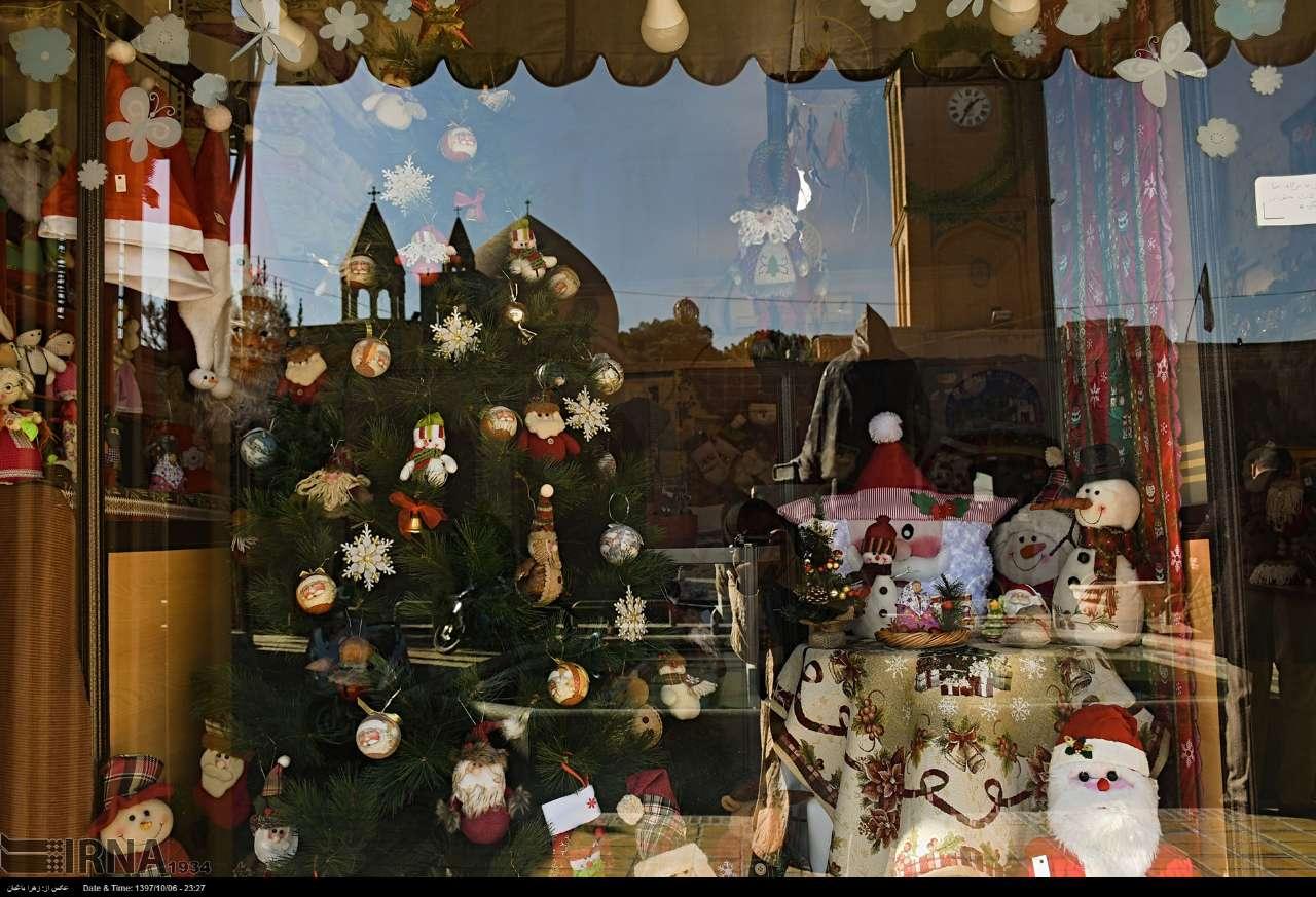 تصاویر کریسمس در جلفا اصفهان,عکس های کریسمس در جلفای اصفهان,عکس های کریسمس در محله ارامنه اصفهان