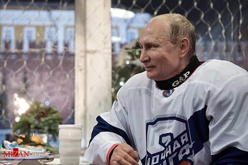 عکس بازی هاکی روی یخ پوتین,تصاویربازی هاکی روی یخ پوتین,عکس پوتین