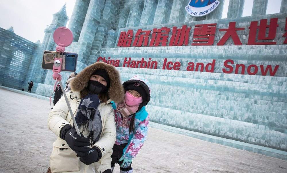 تصاویر جشنواره سالانه برف در چین,عکس های جشنواره یخ در چین,تصاویر دیدنی از چین