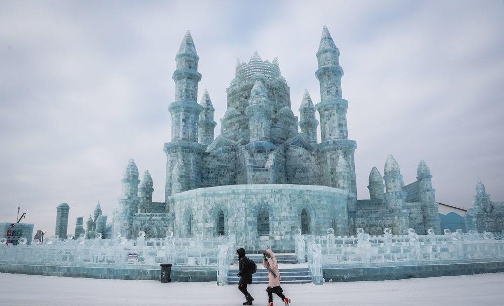 تصاویر جشنواره سالانه برف در چین,عکس های جشنواره یخ در چین,تصاویر دیدنی از چین