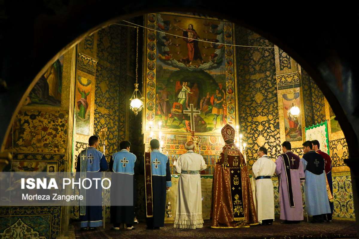 تصاویر مراسم سال نو میلادی در کلیسای وانک,عکس های مراسم سال 2019 در کلیسا وانک اصفهان,عکس های عشای ربانی در کلیسا وانک اصفهان