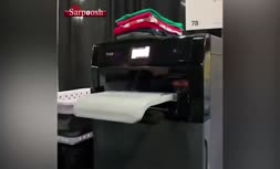 ویدئو/ دستگاه تا کردن خودکار لباس